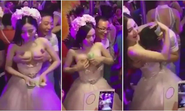 Pengantin Gendeng! Bulan Madu Kurang Modal, Izinkan Tamu Remas Payudaranya